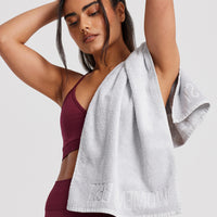 Small Sweat Towel | Silver Grey