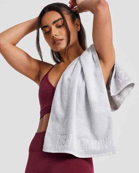 Arena Gym Soft Towel Serviette De Sport Mixte Noir-Gris - Ultra Douce Et Absorbante