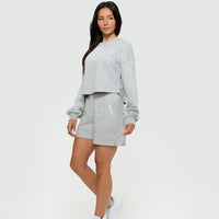 Comfort Shorts | Silver Grey Marl