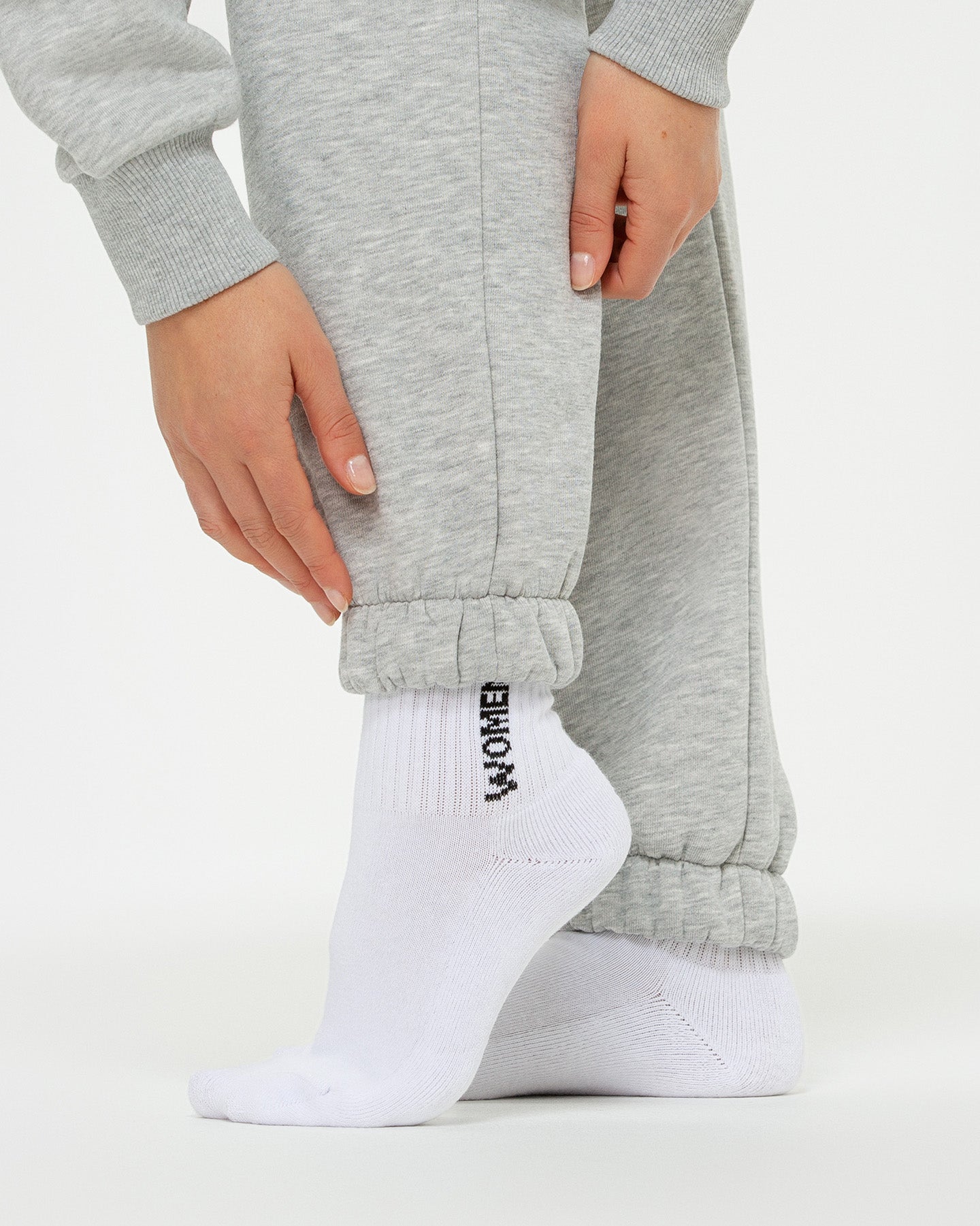 Comfort Oversized Joggers | Silver Grey Marl