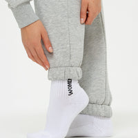 Comfort Oversized Joggers | Silver Grey Marl