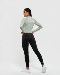 Evolution Seamless Long Sleeve Midi Top | Olive