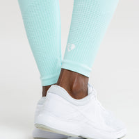 Power Seamless Leggings | Bleached Aqua