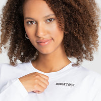 Comfort Oversized Long Sleeve T-Shirt | White