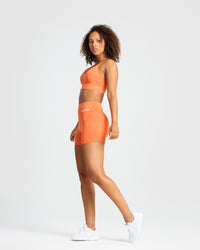 Hold High Waisted Shorts | Burnt Orange