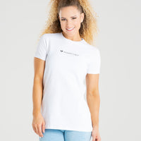 True Long Length T-Shirt | White