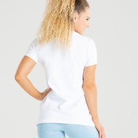 True Long Length T-Shirt | White